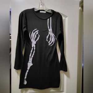 Skeleton dress. Size Large. Stretchy but fits really well In bust and bum area.